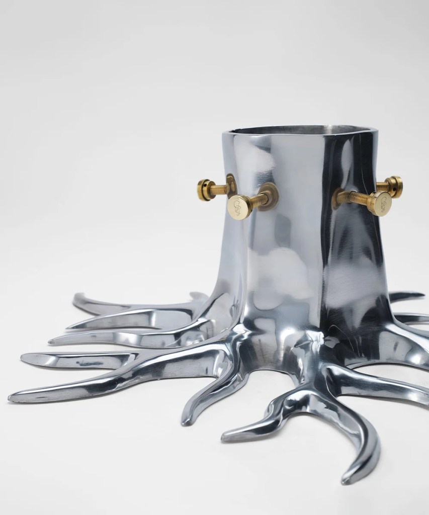 CHRISTMAS TREE STAND “THE ROOT” – SILVER
