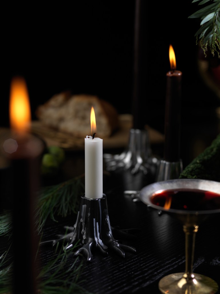 CANDLE HOLDER “MINI ROOT” – BLACK