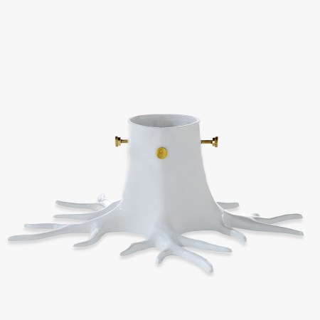 CHRISTMAS TREE STAND “THE ROOT” – CRÉME WHITE